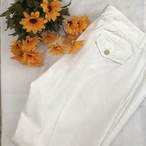 Lands’end White Slacks
